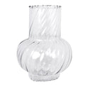Strömshaga Glasvase Nora Swirl, Transparent, 22,5 cm