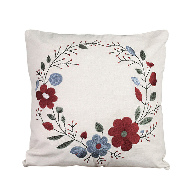 Strömshaga Kissenhülle Rosendal, Offwhite, 45 × 45 cm, ohne Inlett